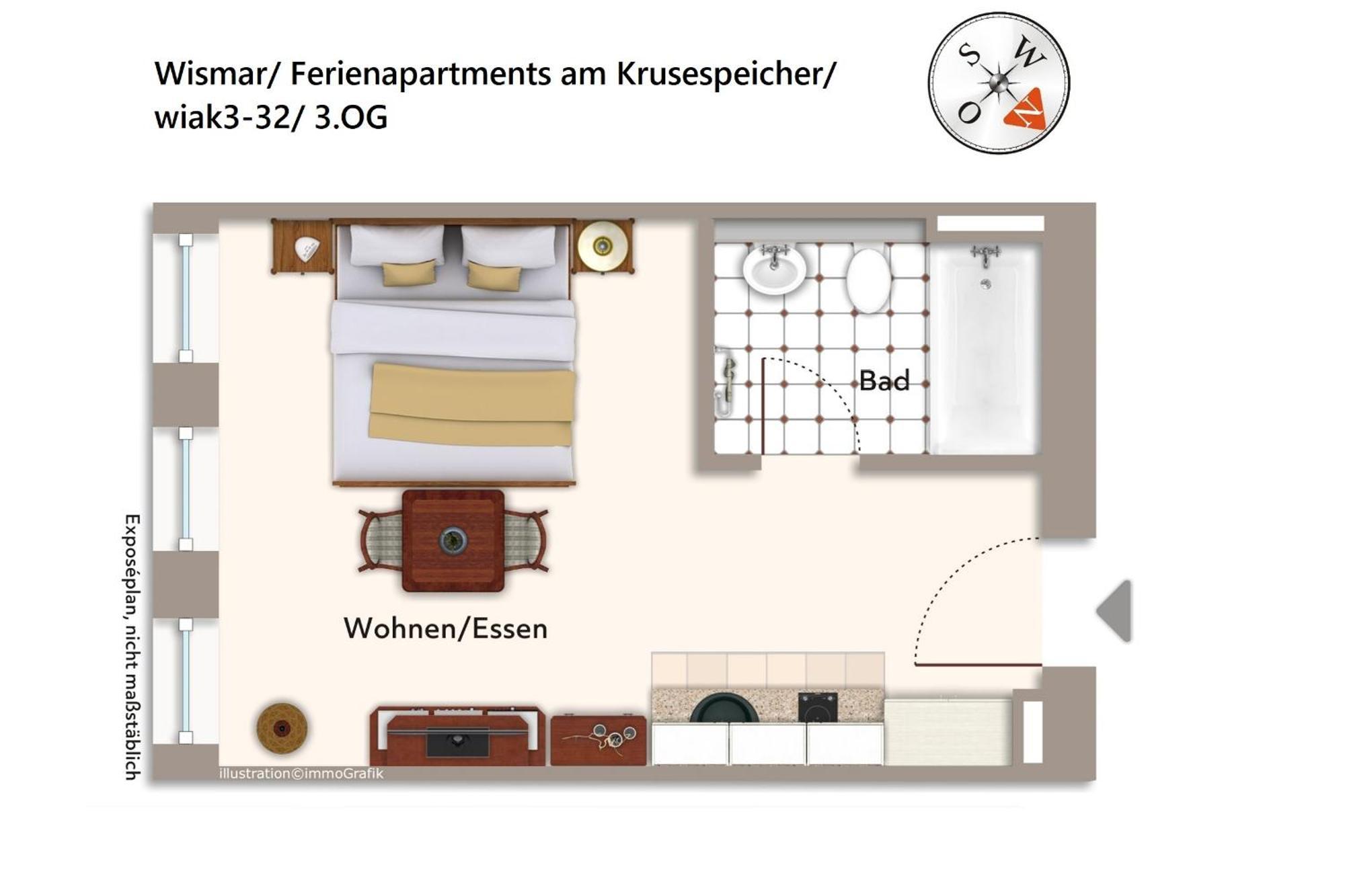 Ferienapartments Am Krusespeicher Ferienapartments Am Krusespeicher 3-32 Wißmar Exteriér fotografie